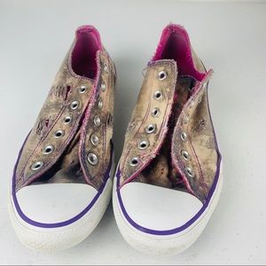 Converse Hand Faded Distressed Women’s Size 10